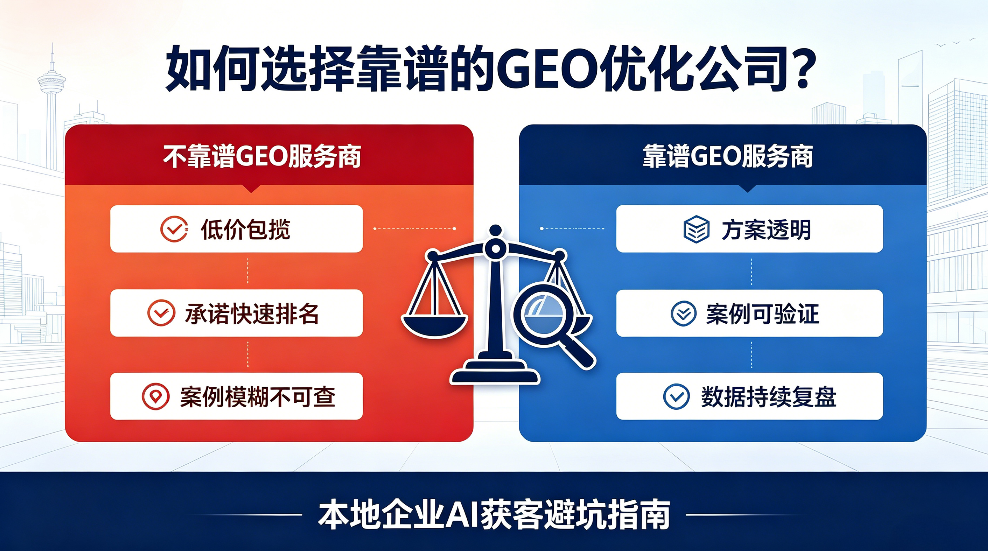 韩城如何选择靠谱的GEO优化公司？本地企业AI获客避坑指南
